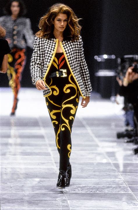 90s runway versace|donatella Versace most famous designs.